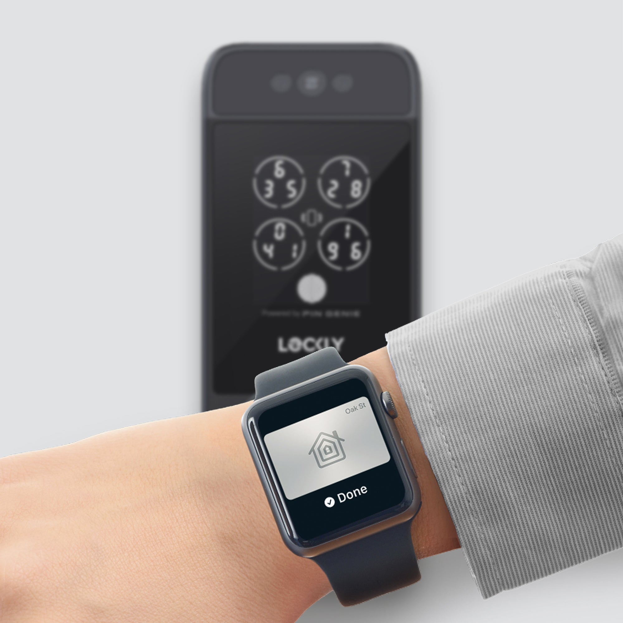 Using Apple Watch to unlock Lockly Zeno smart lock