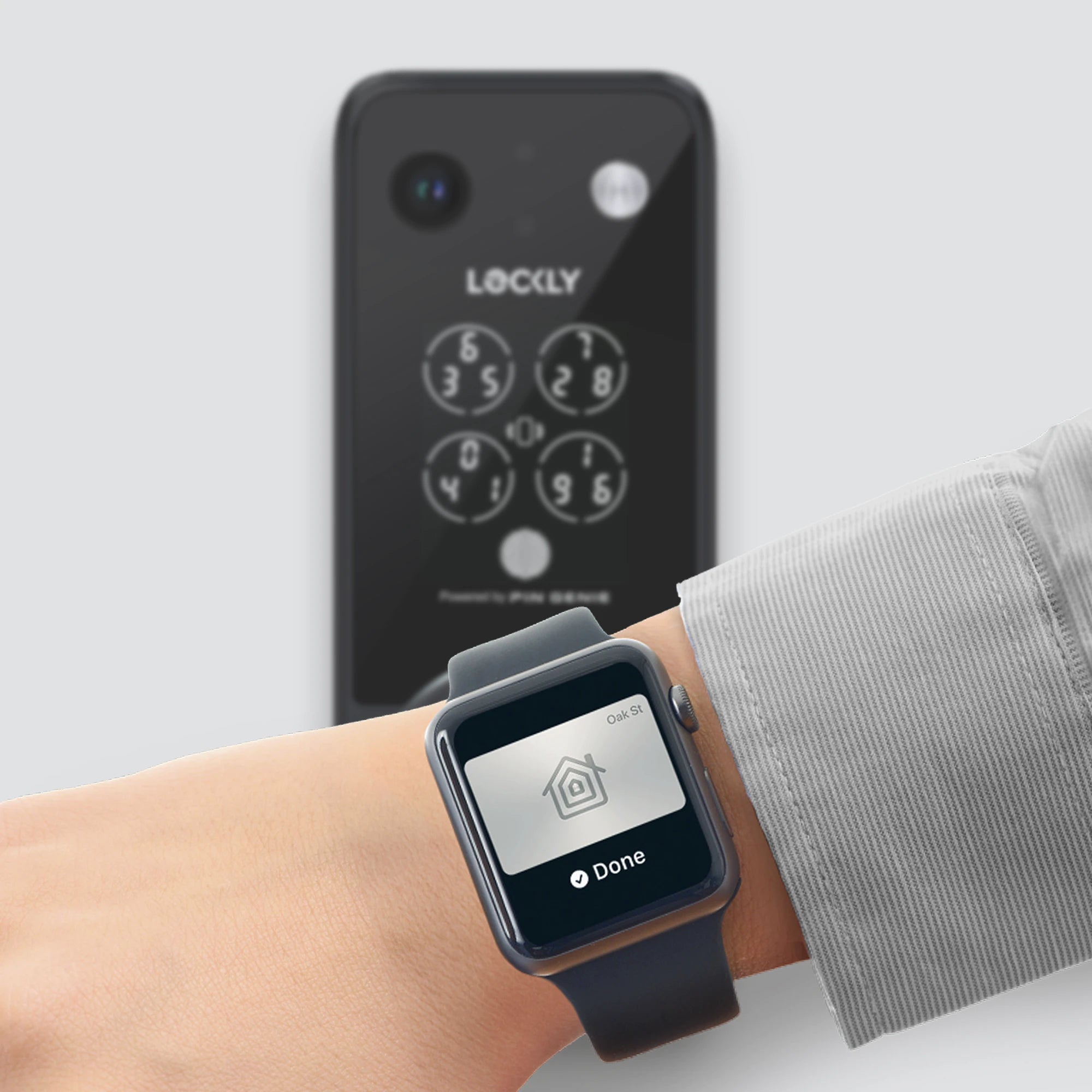 Using Apple Watch to unlock Lockly Zeno smart lock