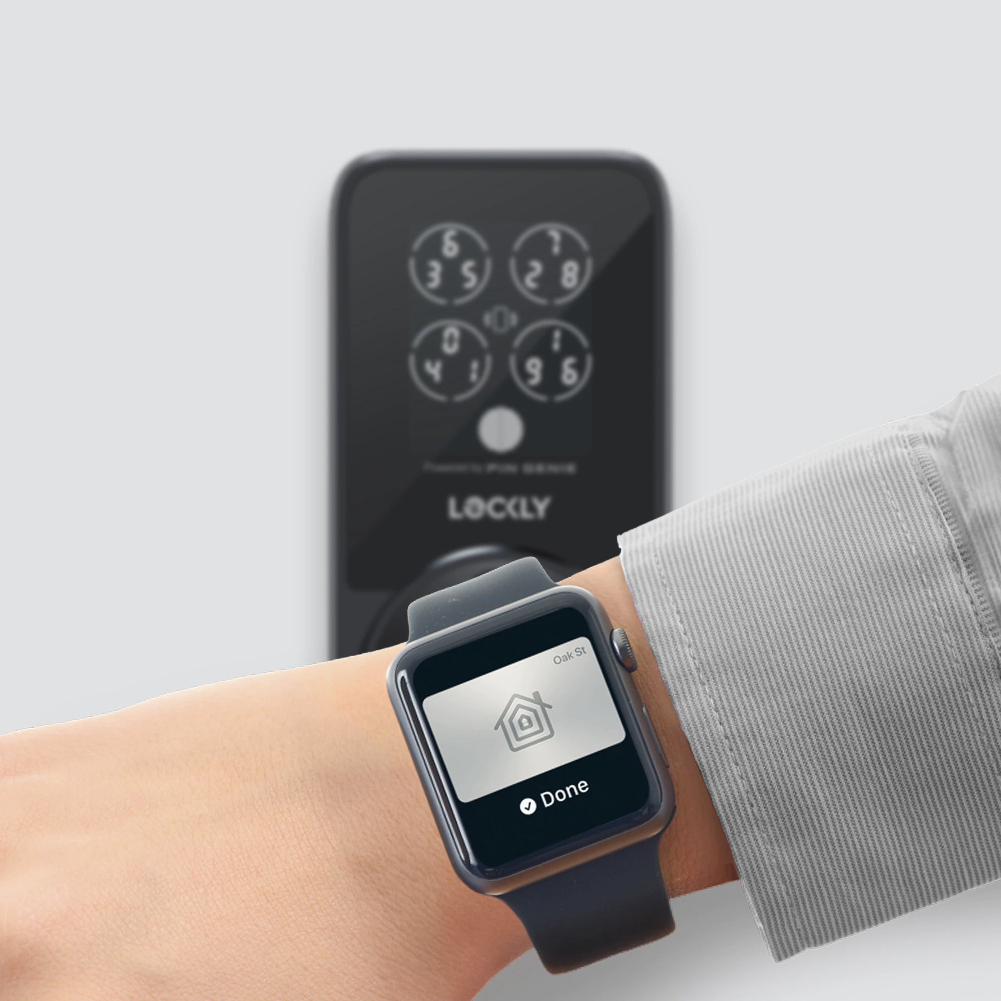 Using Apple Watch to unlock Lockly Zeno smart lock