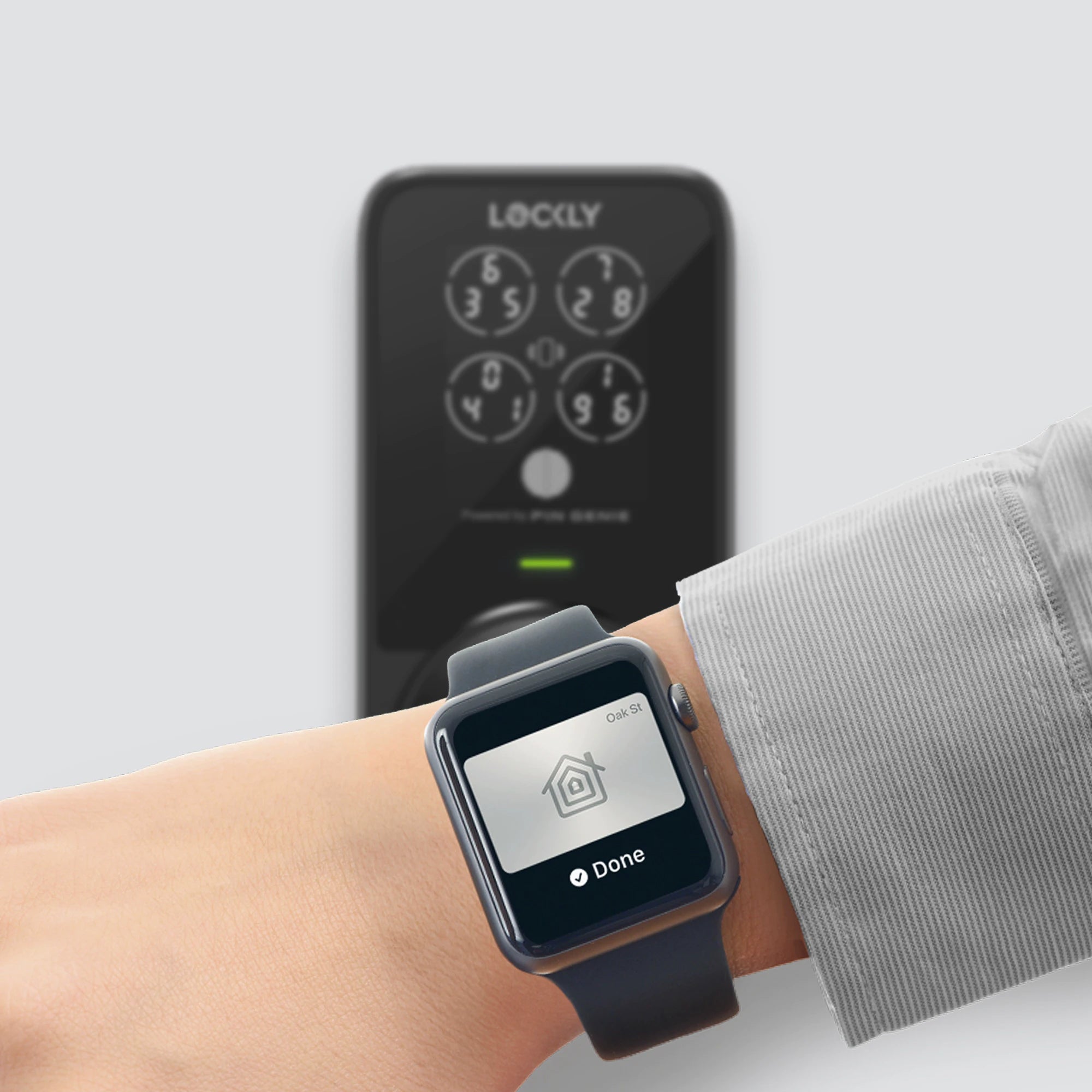 Using Apple Watch to unlock Lockly Zeno smart lock