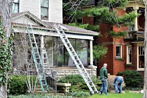 Contractors Repairing Damage After a Storm