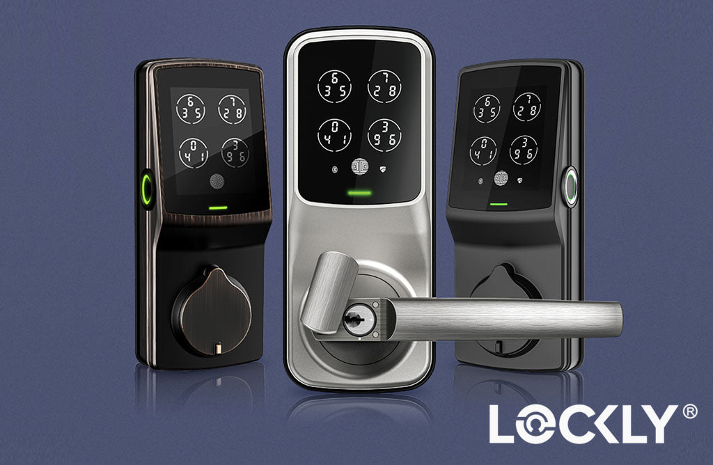 Electric door locks from Lockly.