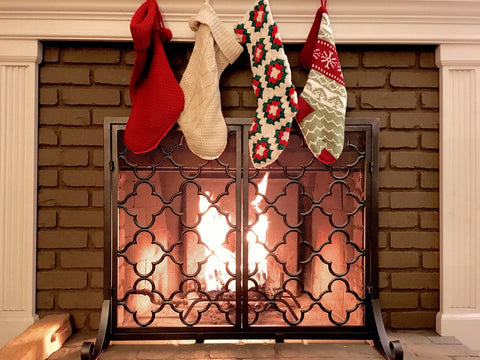 Christmas Stocking Hanging by the Chimney