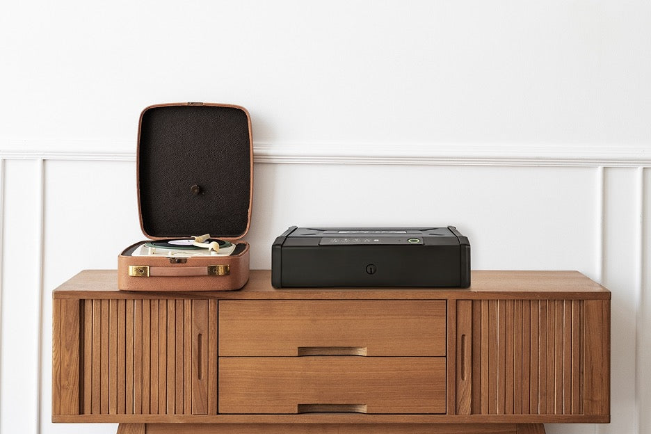 A Lockly Smart Safe as part of smart home design.