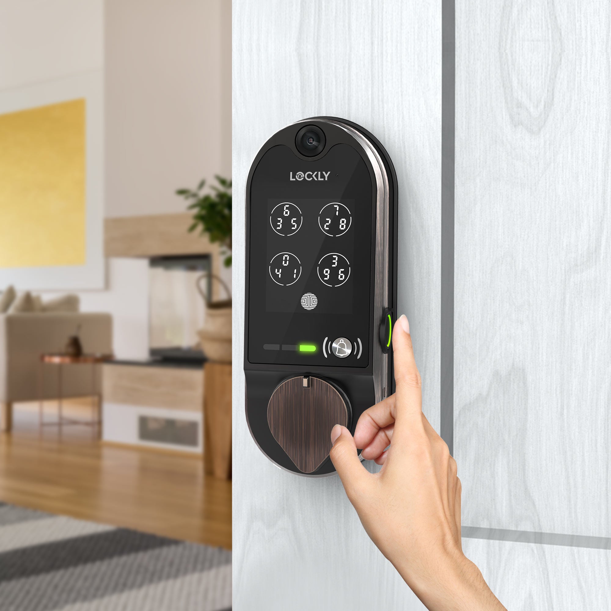 Lockly Smart Lock in bronze
